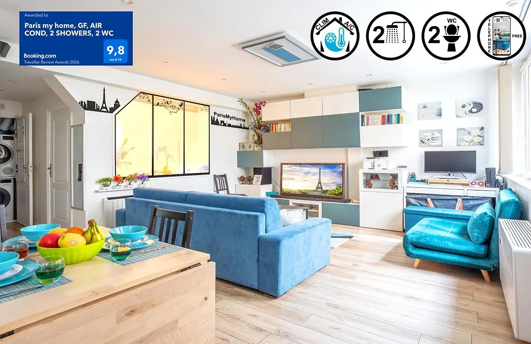 Paris My Home, Gf, Air Cond, 2 Showers, 2 Wc-1